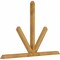Ekena Millwork Saratoga Rough Sawn Timber Gable Bracket, Western Red Cedar, 96"W x 64"H x 4"D x 4"F, 16/12 Pitch GBW096X64X0404SAR00RWR - alternate 3
